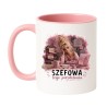 Kubek SZEFOWA TEGO PIERDOLNIKA - prezent dla szefowej