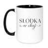 Zabawny kubek słodka w chuj