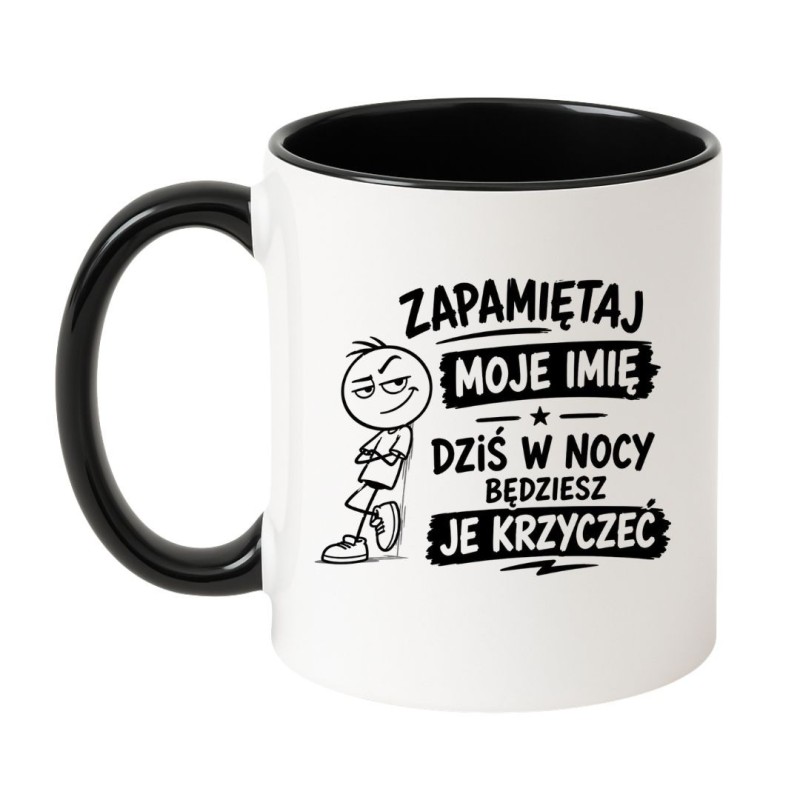 Ceramiczny kubek premium z humorystycznym tekstem