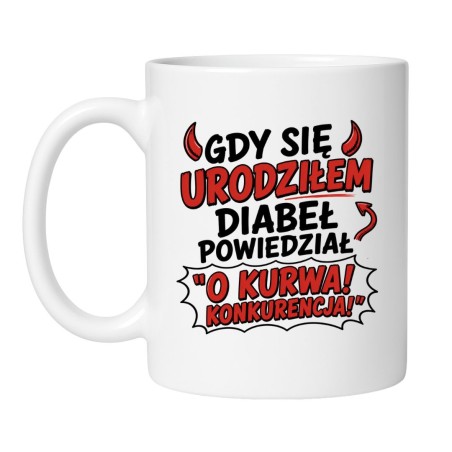 Śmieszny kubek bez cenzury z mocnym napisem