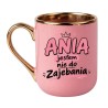 Personalizowany kubek z imieniem „Ania jestem nie do zajebania” – śmieszny kubek bez cenzury