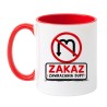 Chamski kubek „Zakaz Zawracania Dupy” – śmieszny prezent do pracy i domu