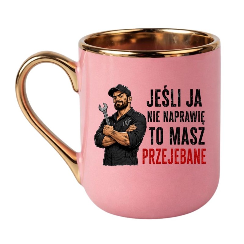 Męski kubek z nadrukiem