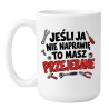 Kubek premium z humorystycznym nadrukiem