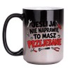 Magiczny kubek dla osoby lubiącej mocny humor