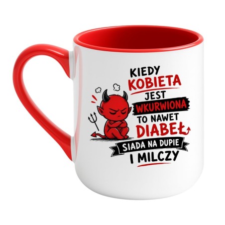 Zabawny kubek do biura z wyrazistą grafiką