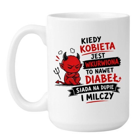 Śmieszny kubek do home office i pracy