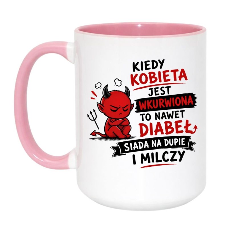 Kubek dla kobiety która mówi wprost