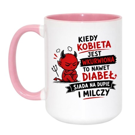 Kubek dla kobiety która mówi wprost