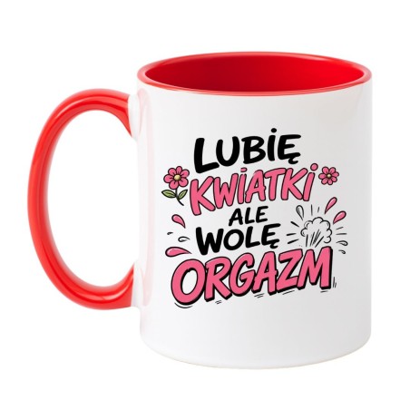 Kubek z bezczelnym napisem do kawy