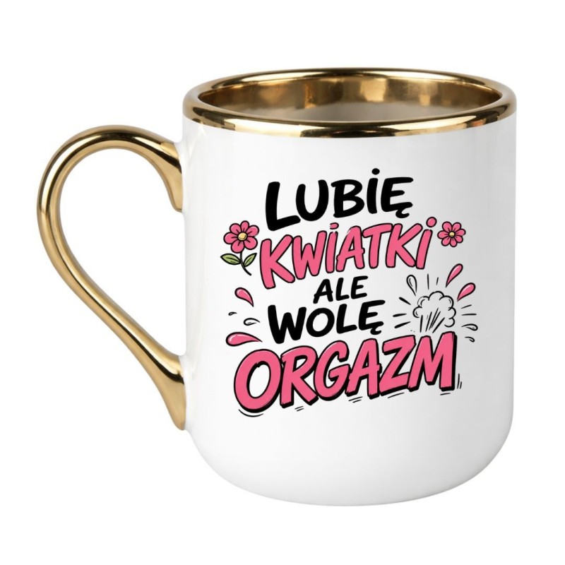 Kubek z odważnym napisem dla kobiety
