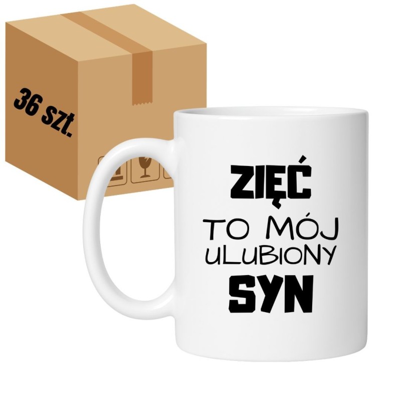 Śmieszne kubki. hurcie dla teścia lub teściowej