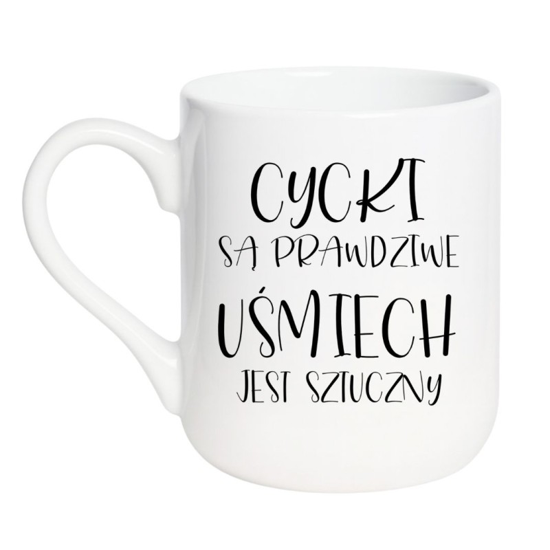Cycki są prawdziwe, uśmiech jest sztuczny