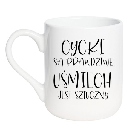 Cycki są prawdziwe, uśmiech jest sztuczny