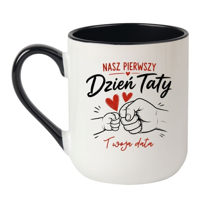 Kubek „Nasz Pierwszy Dzień Taty” z personalizowaną datą