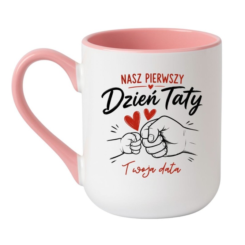 Kubek „Nasz Pierwszy Dzień Taty” z personalizowaną datą