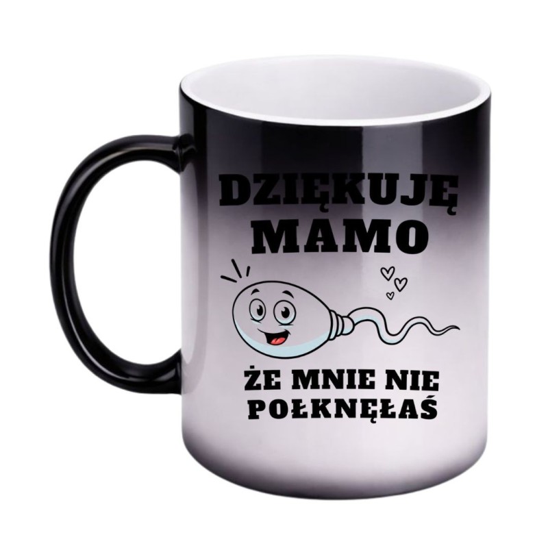 Magiczny kubek na Dzień Matki zmieniający kolor