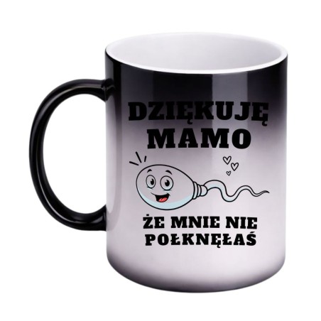 Magiczny kubek na Dzień Matki zmieniający kolor