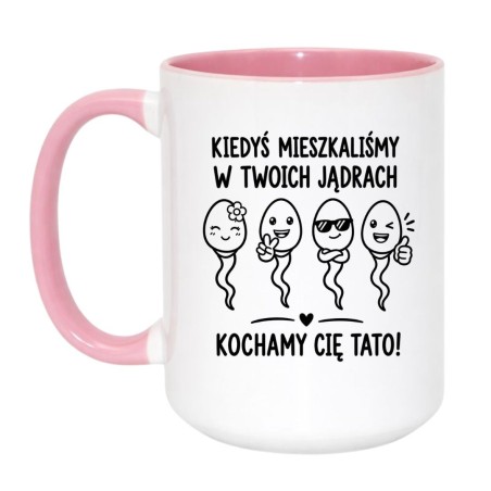 Śmieszny kubek dla taty na Dzień Ojca