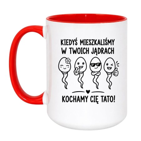 Śmieszny kubek dla taty na Dzień Ojca