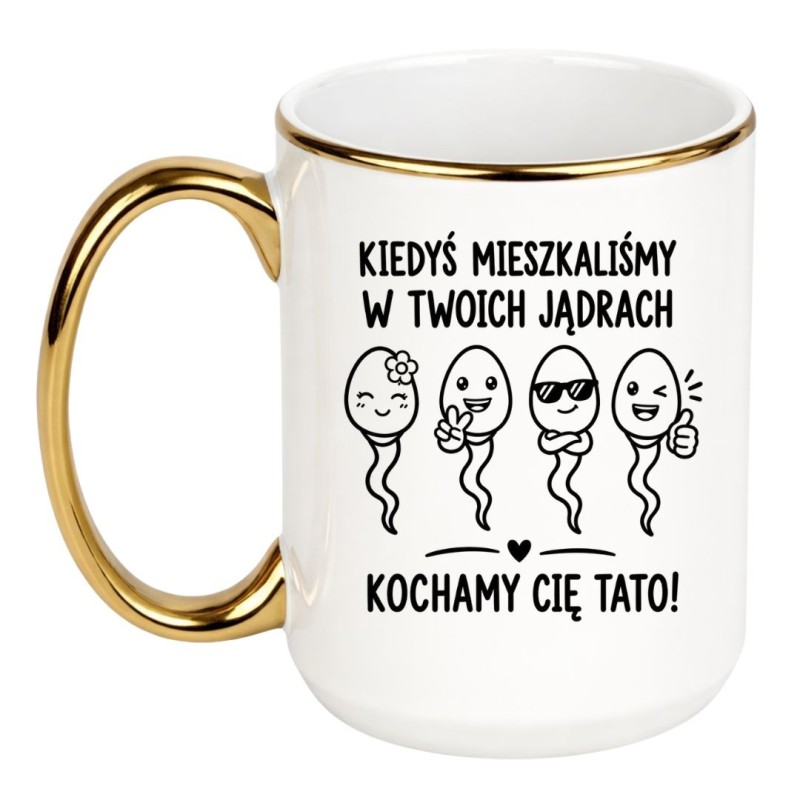 Śmieszny kubek dla taty na Dzień Ojca
