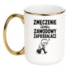 Kubek do pracy „Zmęczenie Level: Zawodowy Zapierdalacz”