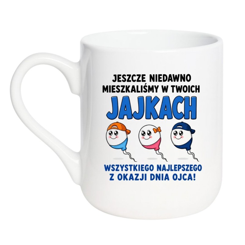Kubek prezentowy dla taty od córki i syna