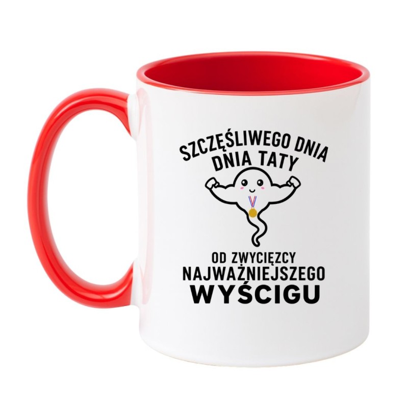 Kubek dla Taty na Dzień Ojca od Zwycięzcy Wyścigu