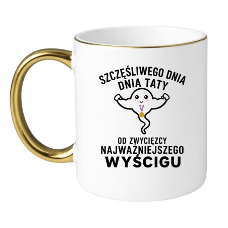 Kubek dla Taty na Dzień Ojca od Zwycięzcy Wyścigu