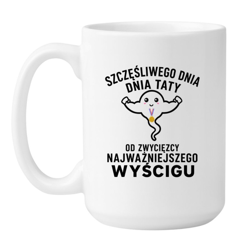 Kubek dla Taty na Dzień Ojca od Zwycięzcy Wyścigu