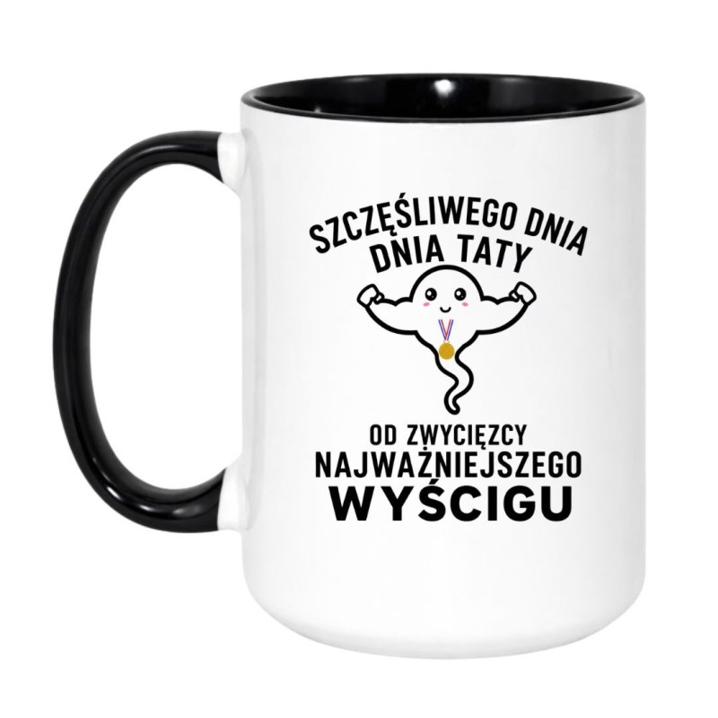 Kubek dla Taty na Dzień Ojca od Zwycięzcy Wyścigu