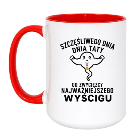 Kubek dla Taty na Dzień Ojca od Zwycięzcy Wyścigu
