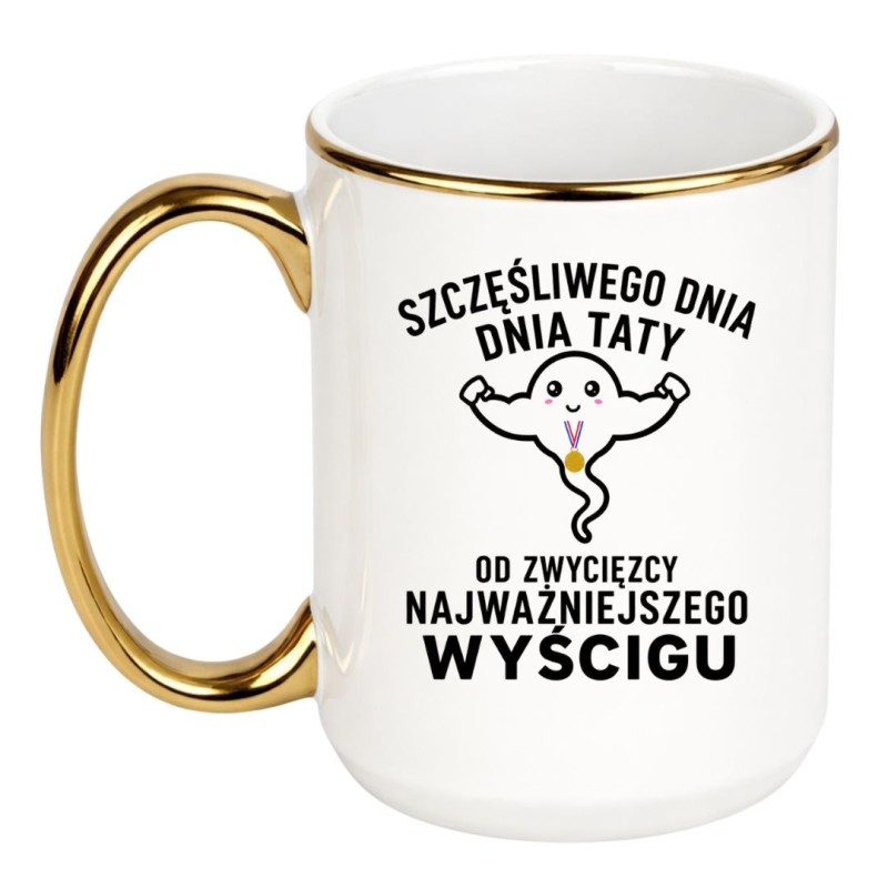 Kubek dla Taty na Dzień Ojca od Zwycięzcy Wyścigu