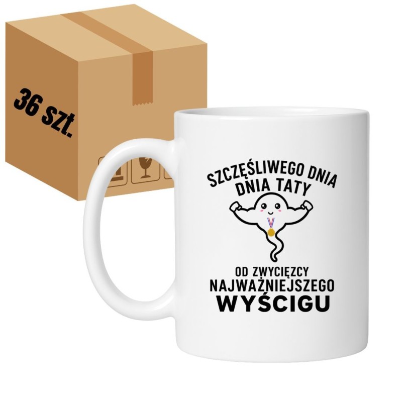 Kubek dla Taty na Dzień Ojca od Zwycięzcy Wyścigu