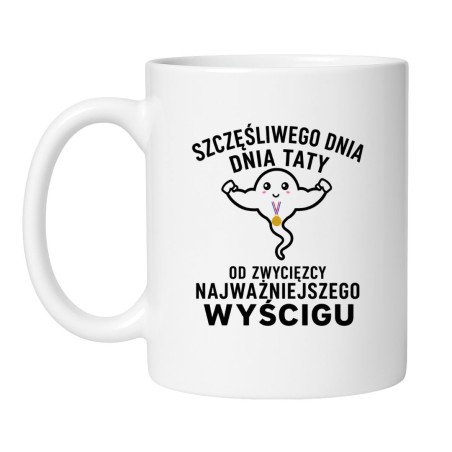 Kubek dla Taty na Dzień Ojca od Zwycięzcy Wyścigu