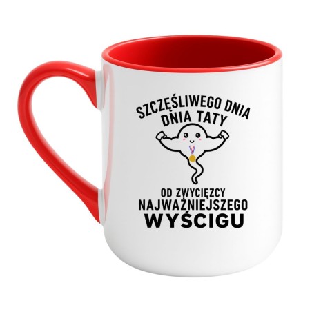 Kubek dla Taty na Dzień Ojca od Zwycięzcy Wyścigu