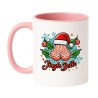Kubek biało-czarny 330 ml Jingle Bells na prezent