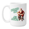 Kubek ceramiczny biały 450 ml Ho Ho Ho na piwo dla chłopaka