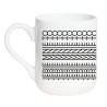 Elegancki kubek biały 330 ml z sekretnym napisem „Jebie mnie to”.