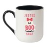 Elegancki kubek biało-czarny 330 ml z napisem „Jesteś BOO-ska!” idealny na prezent dla dziewczyny.