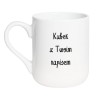 Śmieszny kubek personalizowany – unikalny prezent z napisem dla przyjaciółki.
