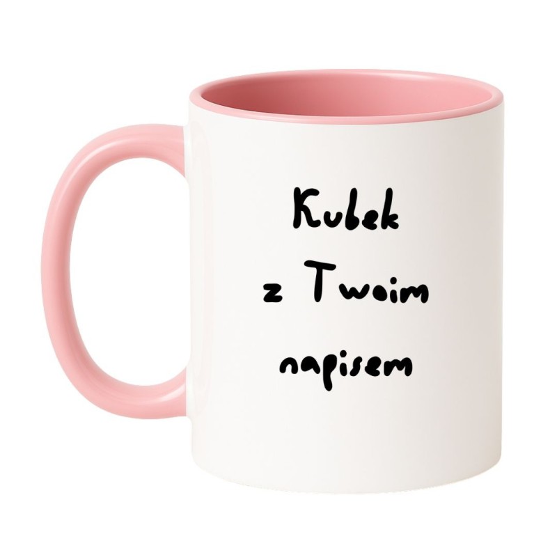 Biały kubek z Twoim napisem – zabawny upominek, bestseller sprzedaży