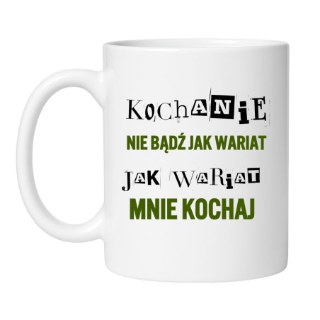 Śmieszny kubek biały 330 ml z humorystycznym nadrukiem – must-have dla fanów kawy, sprawdź bestseller.