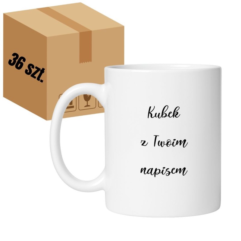 Karton z kubkami personalizowanymi – pakowanie hurtowe, bezpieczna wysyłka