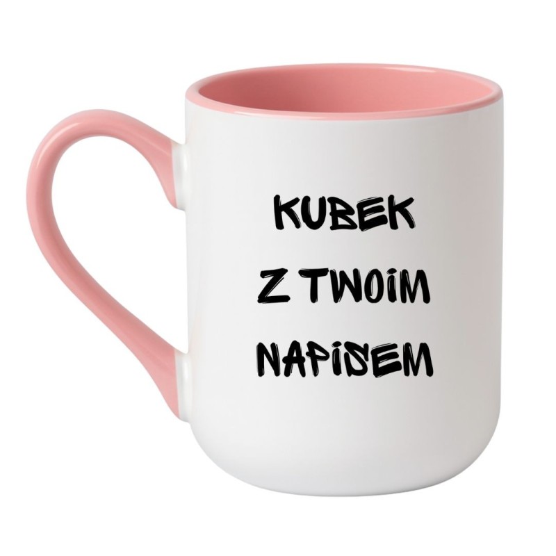 Kubek ceramiczny z Twoim napisem – śmieszny prezent na urodziny i święta