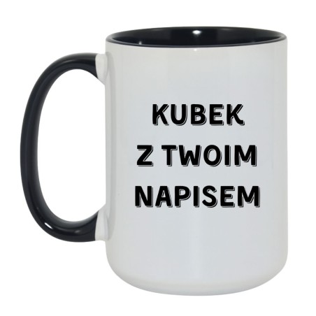 Kubek z Twoim napisem w retro stylu – idealny do biura i domu