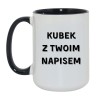 Kubek z Twoim napisem w retro stylu – idealny do biura i domu