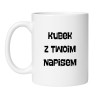 Personalizowany kubek biały – unikalny gadżet z charakterem, zamów online