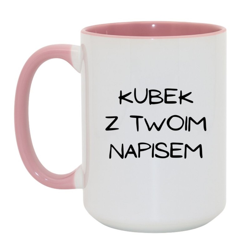 Kubek biały z napisem – personalizowany prezent, kup teraz