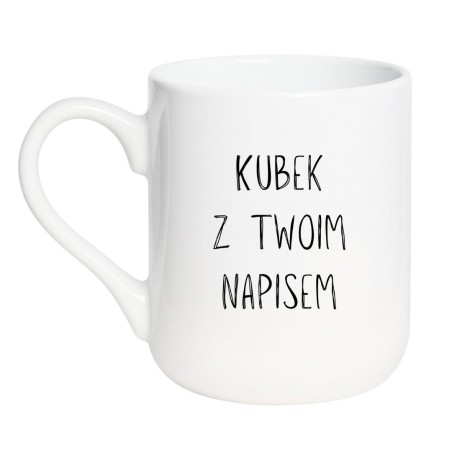 Kubek ceramiczny z napisem – zamów online, oryginalny design